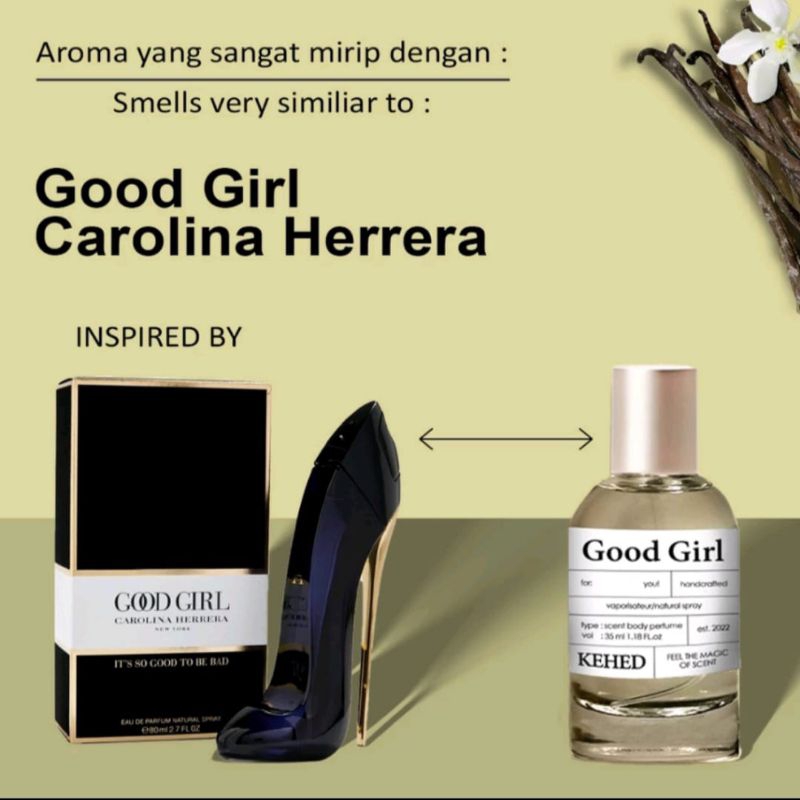 KEHED Parfum GOOD GIRL Parfume Wanita Tahan Lama