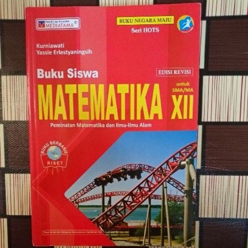 buku matematika sma/ma kelas 12 mediatama