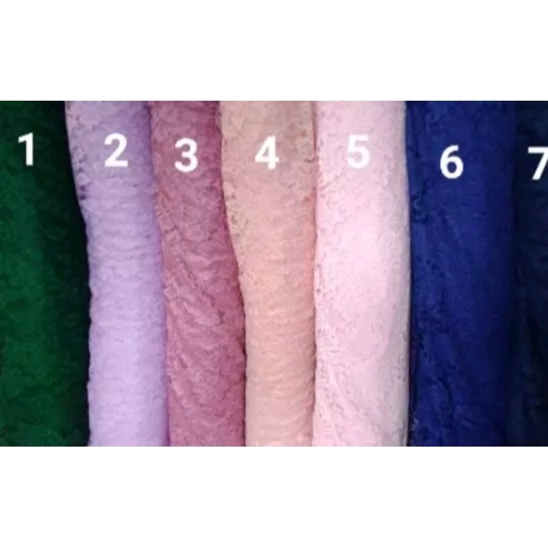 Kain Brokat harga per setengah meter