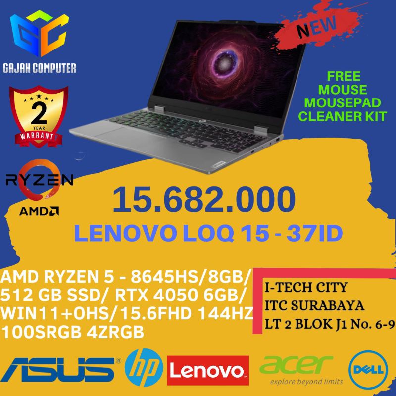 LENOVO LOQ 15 - 37ID