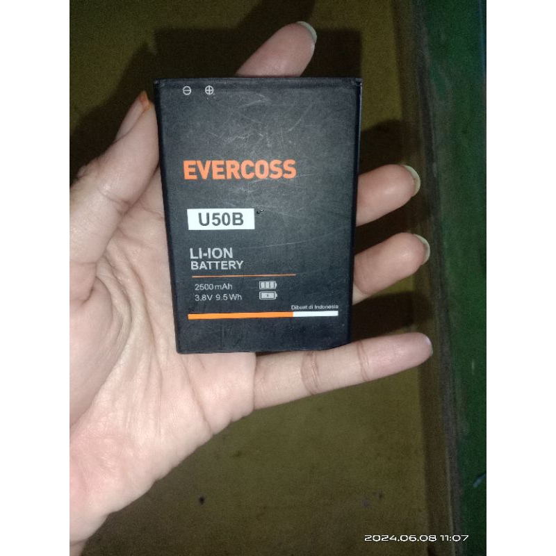 baterai evercoss u50b