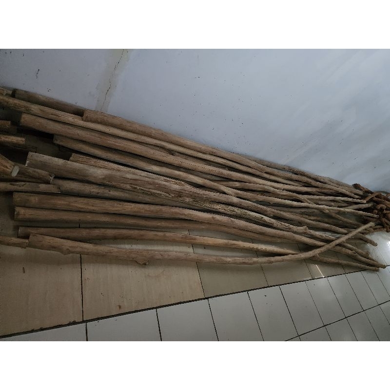 Kayu kopi lurus panjang 3 meter an