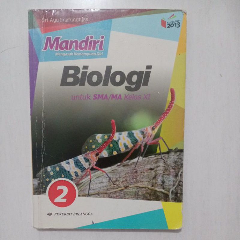 {BACA DESKRIPSI} Buku Mandiri Biologi kelas 11 SMA bekas