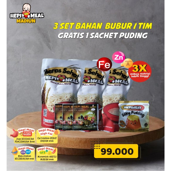 Promo Bubur Tim bayi MPASI 6 Bulan Hepi Meal