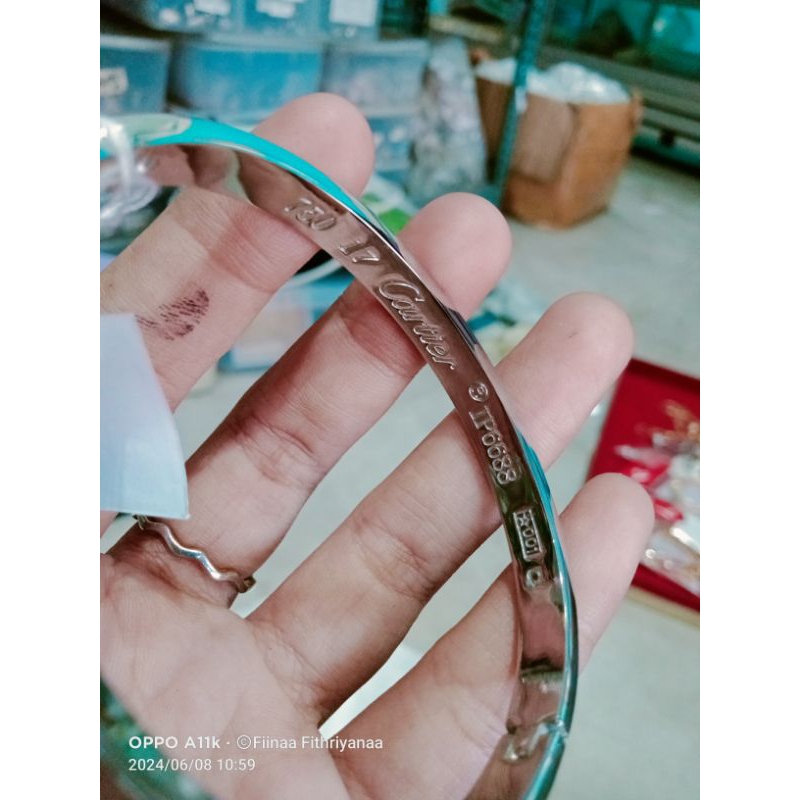 Gelang Titanium Dewasa Mirip Emas Asli