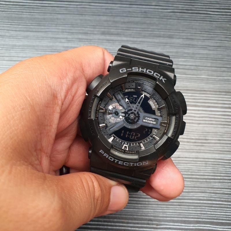 G-shock GA-110 Triple Black Original Second Preloved