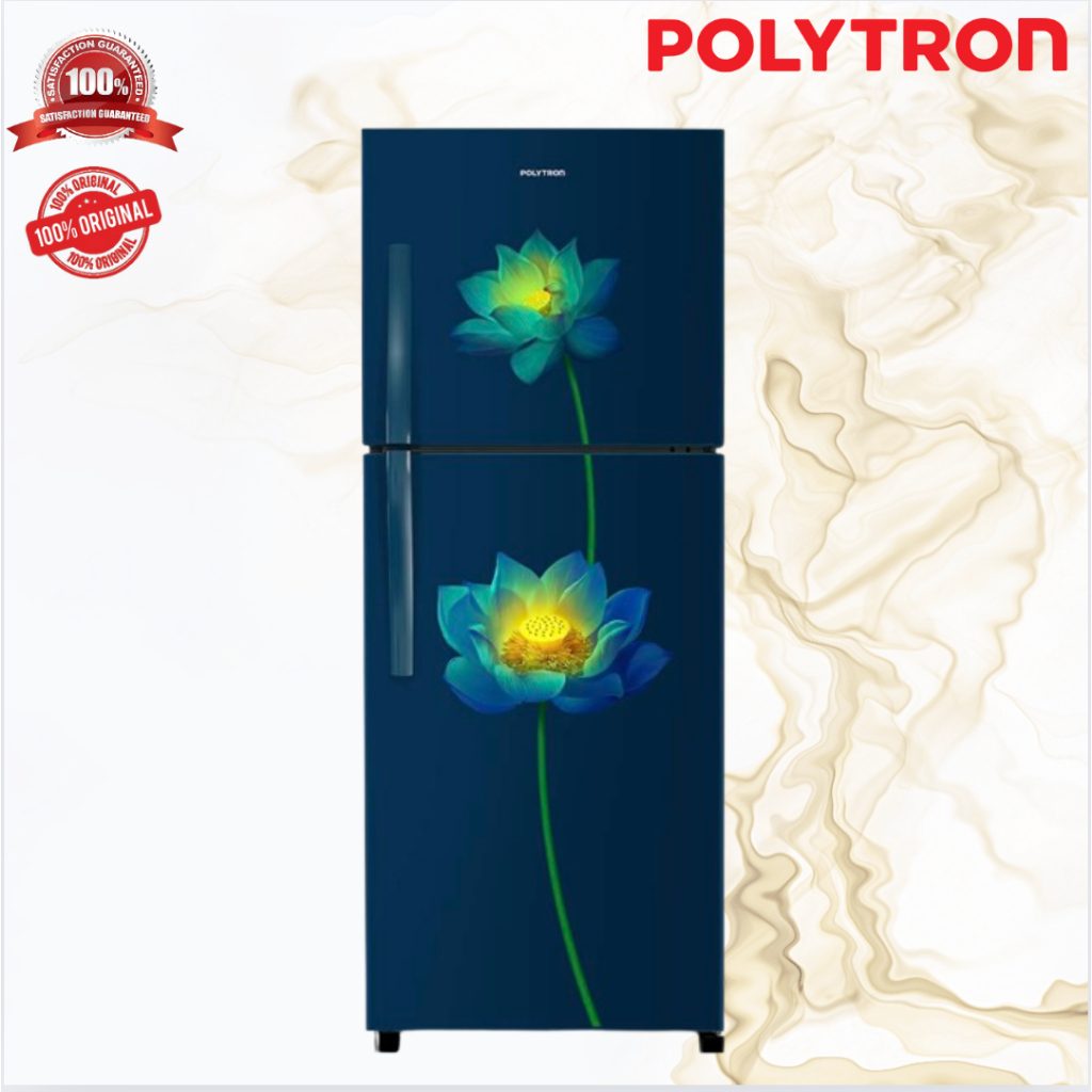 Kulkas 2 Pintu Beauty Steel POLYTRON PRB217LB 210L/PRB-217LB/PRB 217LB/POLYTRON ORIGINAL BERGARANSI