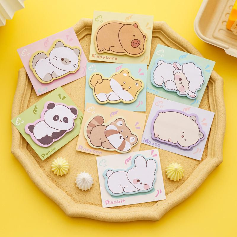 

DY PACK Animal Sticky Note Lucu / Memopad 3D Animal Kawaii MM-45