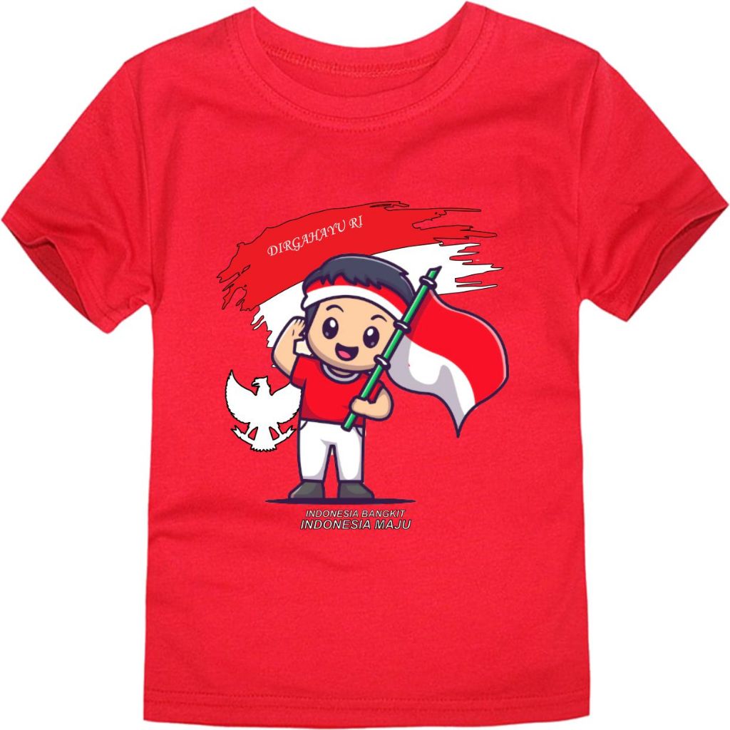 Baju 17 agustus Kaos Anak DTF Special 17 Agustus 2 - 10 Tahun