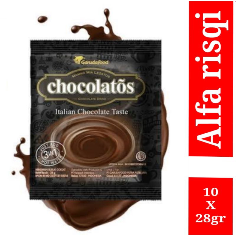 

CHOCOLATOS DRINK COKLAT BUBUK 10 SACHET 28 gr