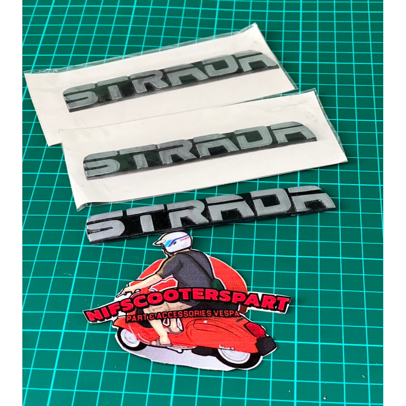 emblem emblim tepong vespa strada bagus