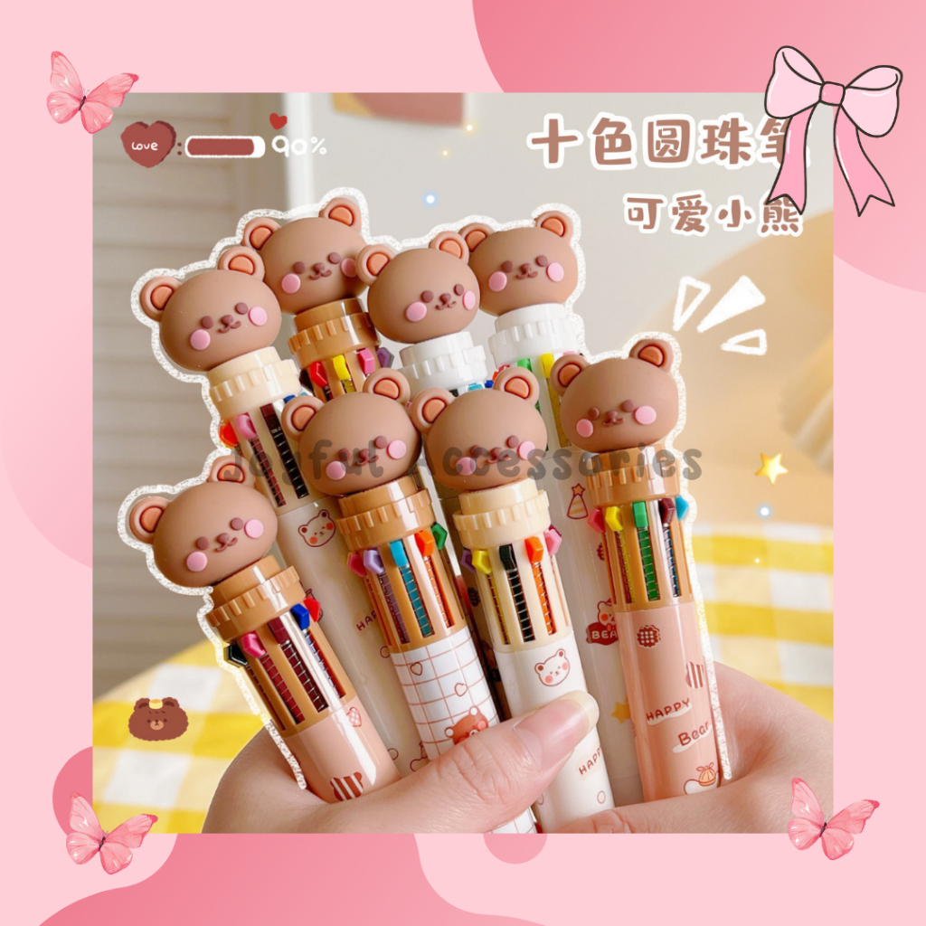 

Pulpen Beruang Banyak Warna Alat Tulis Sekolah Kerja Model Lucu Random