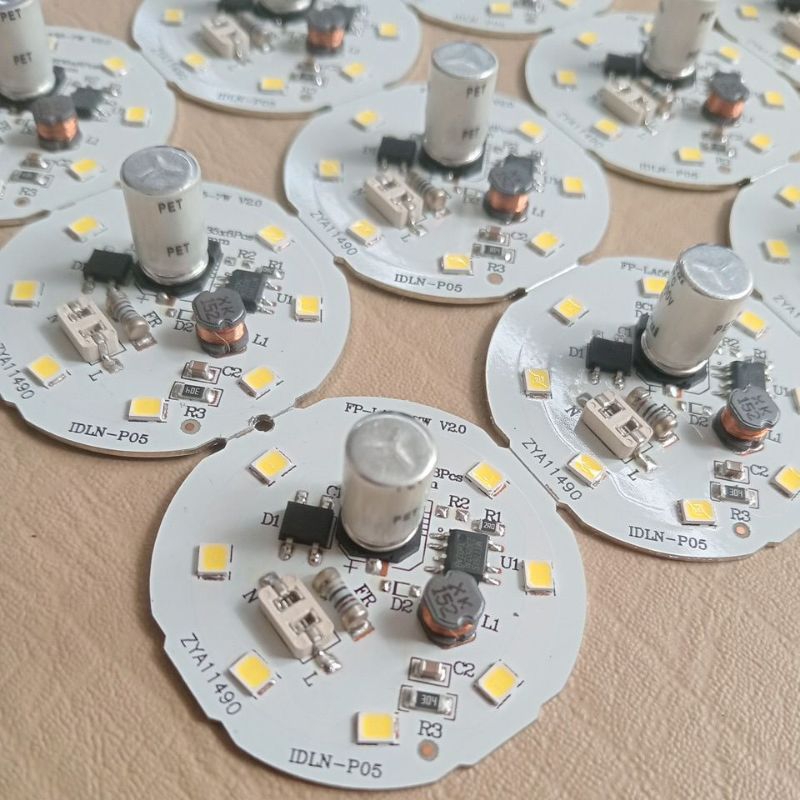 PCB lampu LED AC  7 watt