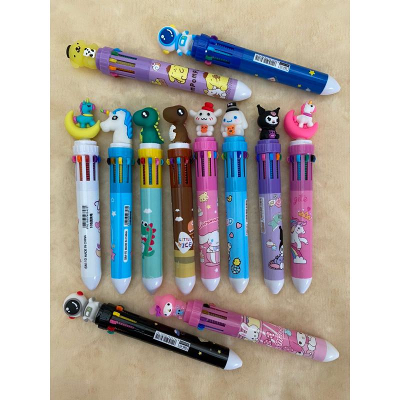 

Bulpen 10 warna Karakter lucu/ Pulpen Karakter 10 Warn