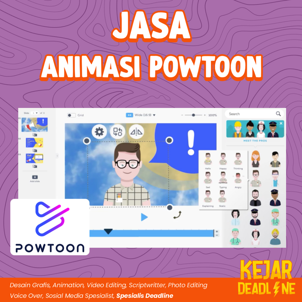 Jasa Video Animasi 2d Powtoon