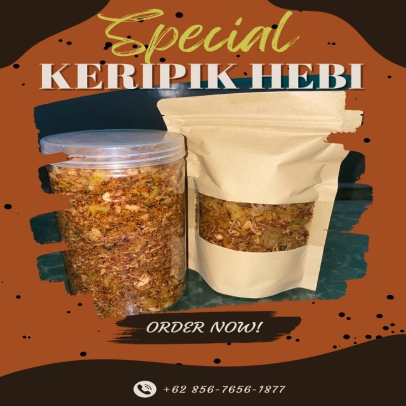 

Keripik Hebi / Sambal Hebi Khas Medan HALAL