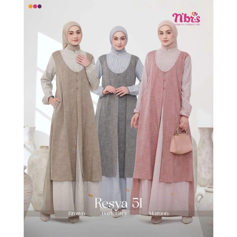 NIBRAS RESYA 51 GAMIS NIBRAS DEWASA