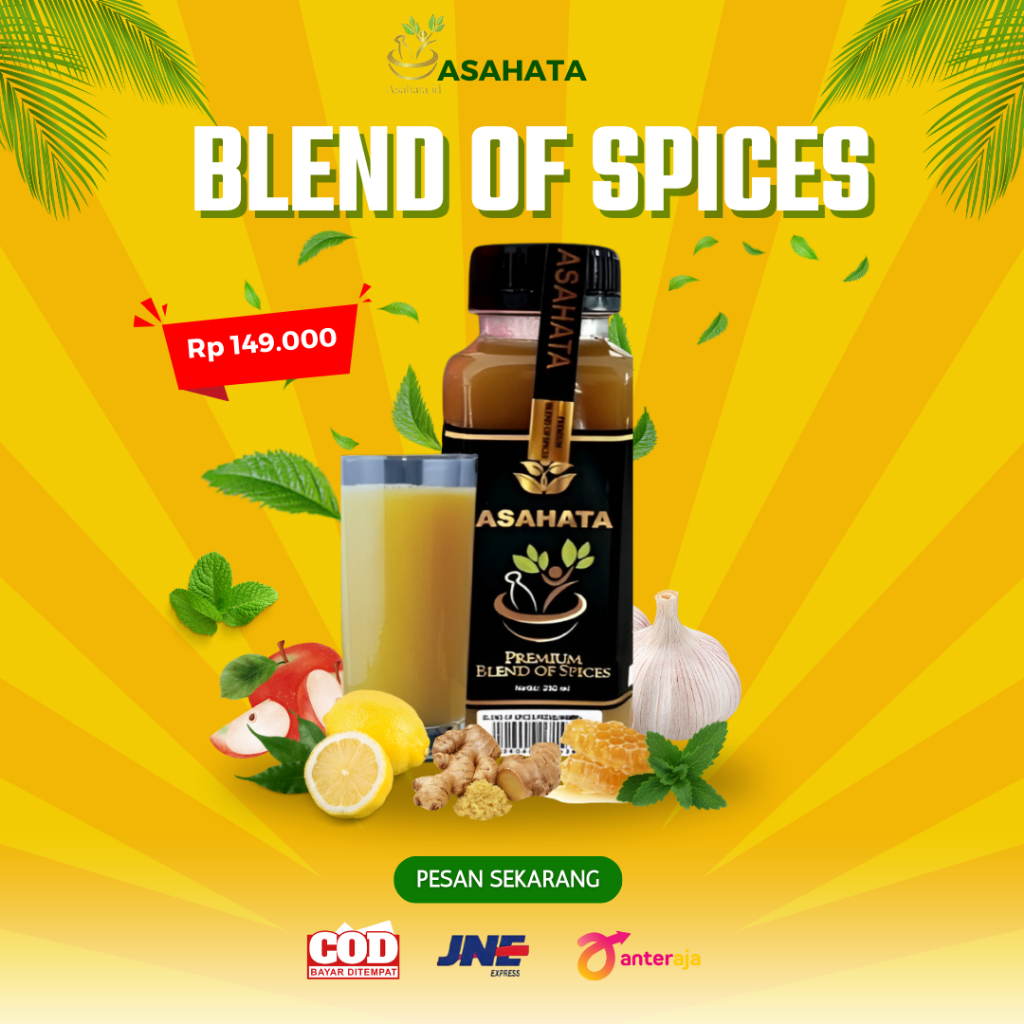 

Asahata Blend Of Spices Jus Bawang Putih Herbal Mengurangi Asam Urat