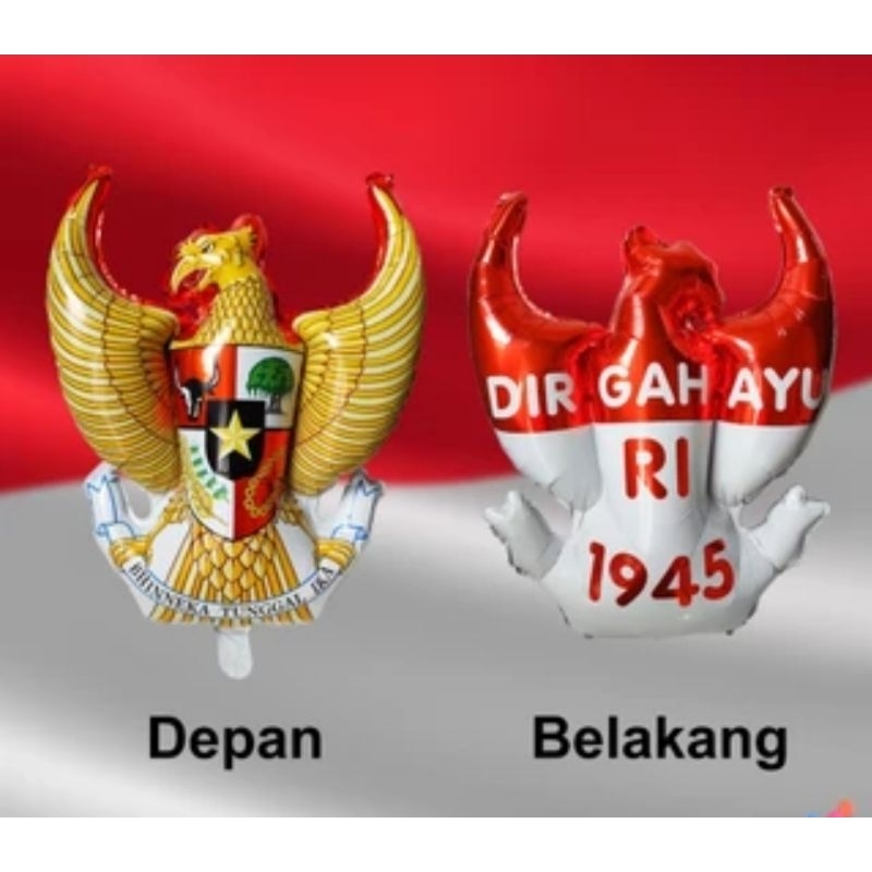 Balon Foil Garuda Merah Putih