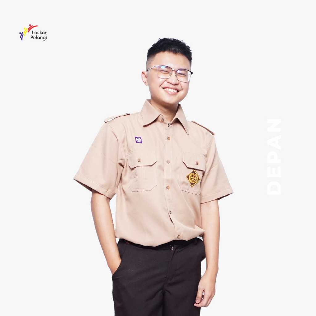 BAJU PRAMUKA NASIONAL SMP/SMA PRIA LENGAN PENDEK