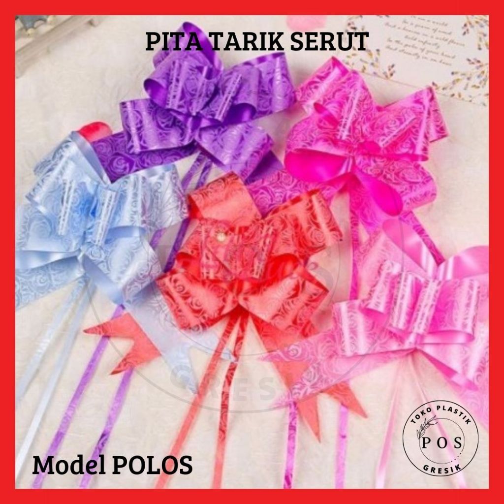 

[isi 10pcs] LEBAR 32mm PANJANG 49cm PITA TARIK Pull Flower Ribbon Grosir Murah Polos Renda Organdi Lace hiasan parcel souvenir kado ulang tahun goodie bag WARNA CANTIK