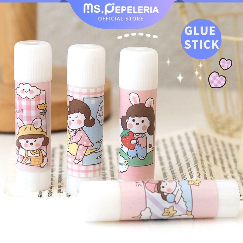 

Glue Stick 9gr / lem kertas/alat tulis siswa lem tongkat/Lem Batang Motif Kartun-Ms.Pepeleria