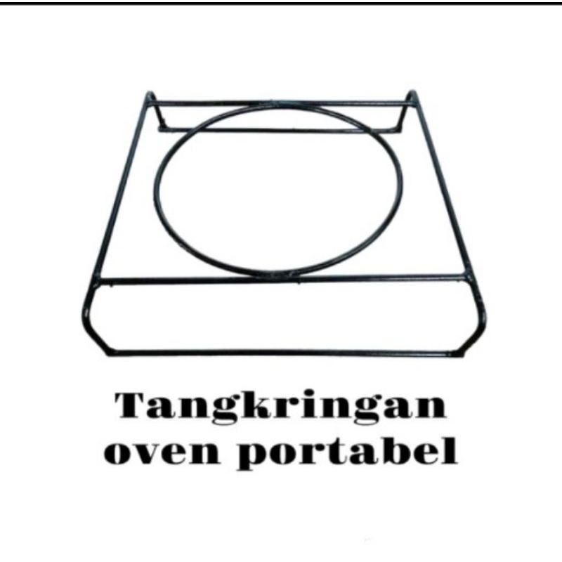 Tangkringan oven portabel Tanam Dudukan oven Tanam bongkar pasang