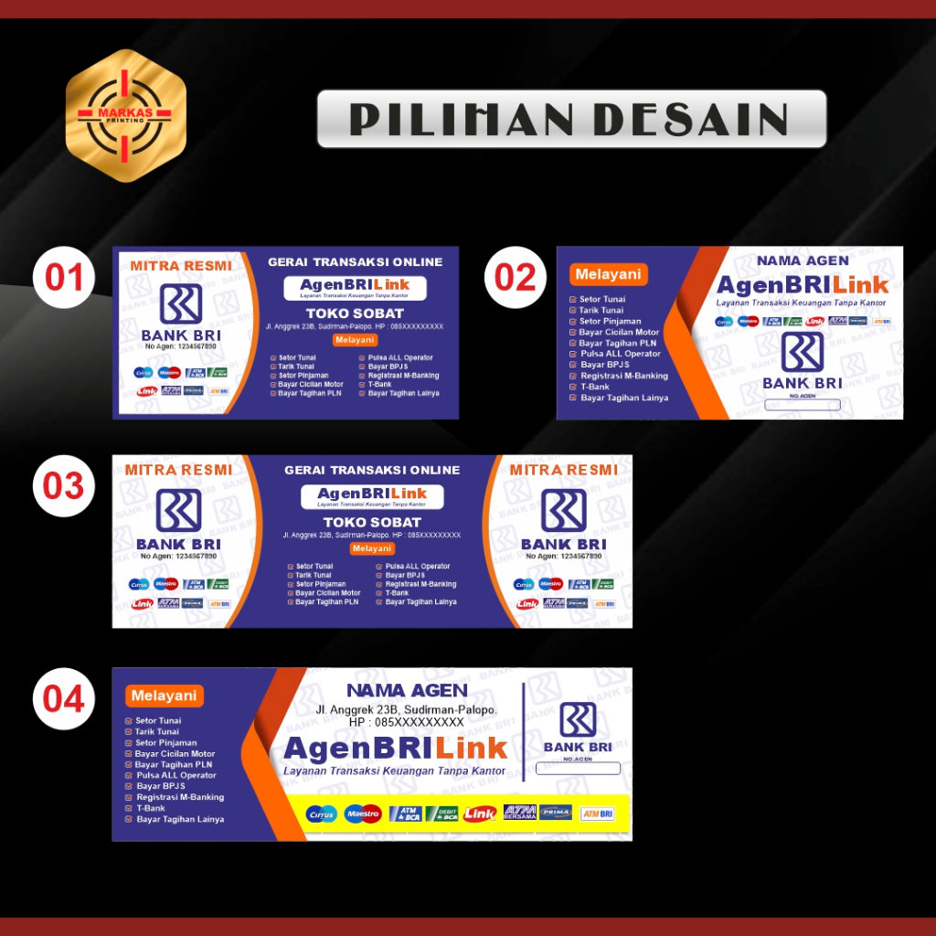 RB Banner Agen BRILink Spanduk Agen BRILink Banner Bekasi