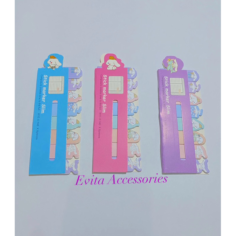 

Sticky Notes Karakter / Pembatas Buku Karakter / Tempelan Kertas Catatan