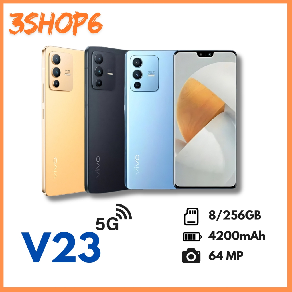 【HP BARU】【BISA COD】SMARTPHONE V23 5G RAM 8GB ROM 256GB ORI Android 64MP Camera Garansi 12 【HP BARU】