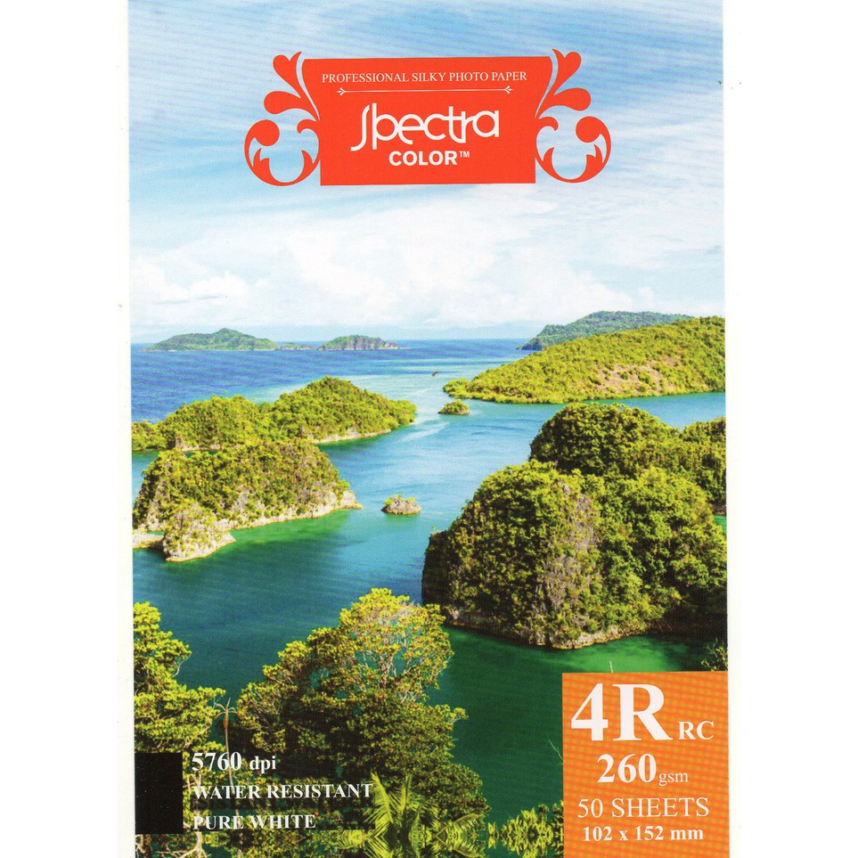 KODE F53Q Kertas Foto Spectra 4R Silky