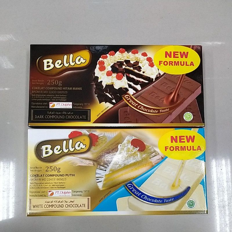 

Bella Compound 250gr / Coklat batang