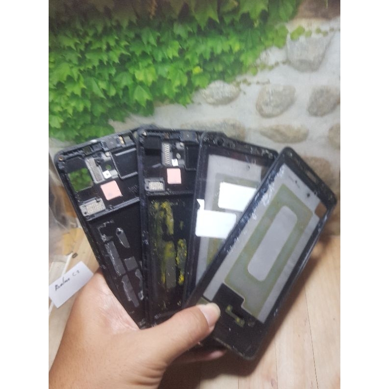 frame tatakan lcd ori copotan samsung A7 2018 Sm A750f A750fn