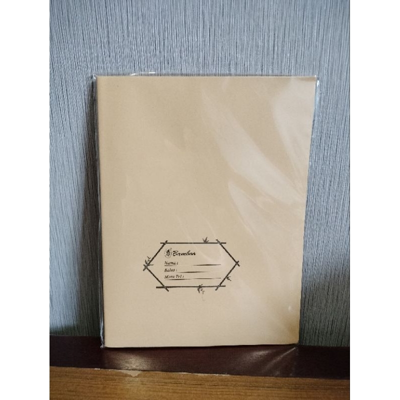 

Sampul Buku Coklat Bamboo uk. Kwarto/Pendek(tidak ada lem & lipatan) (per 1 bungkus)
