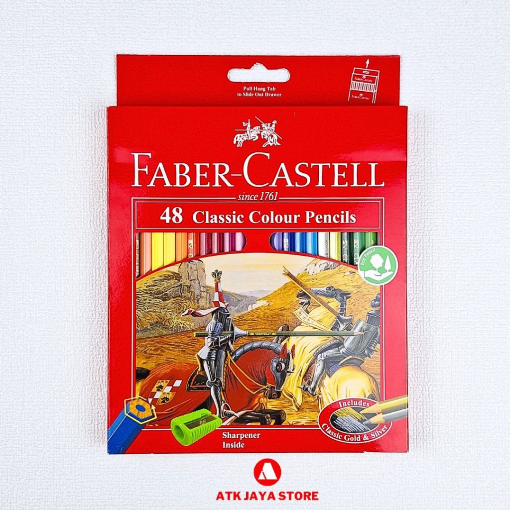 

Pensil Warna : tipe 48 warna Classic Faber Castell