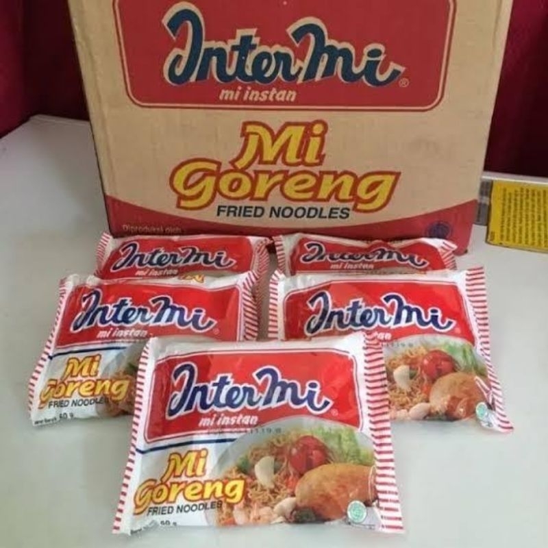 

intermie goreng 1dus isi 40pcs/mie instan
