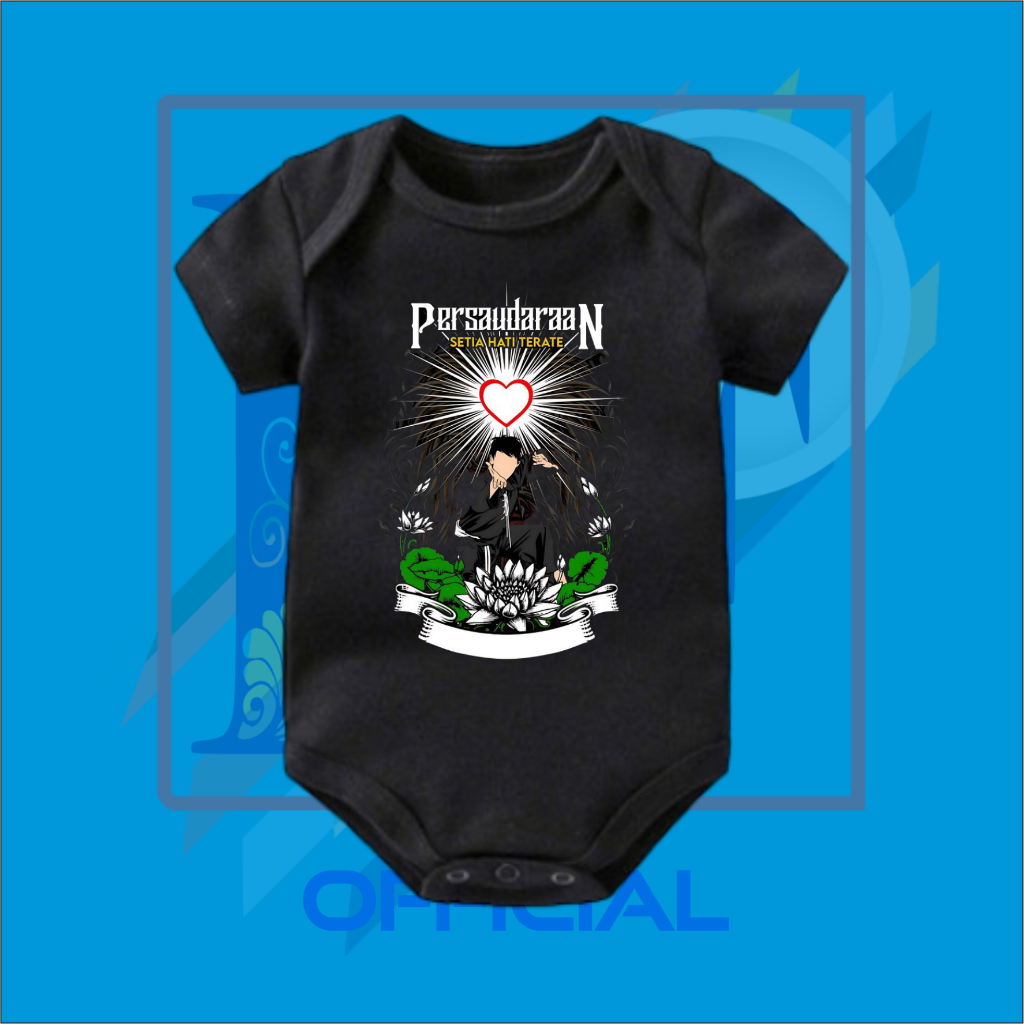 BAJU BAYI JUMPER BABY PSHT PERSAUDARAAN SETIA HATI TERATE 1922 ANAK SILAT KARATE | JUMPER BAYI PSHT 