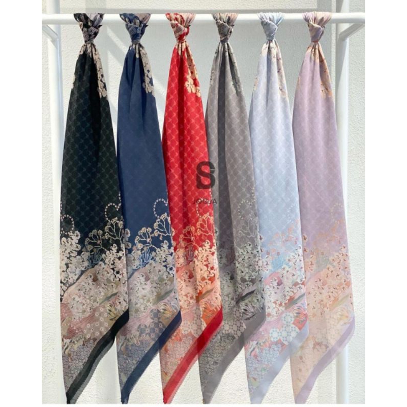Jilbab buttonscarves/Jilbab buttonscarves kw/Jilbab Segiempat buttonscarves kw/kw premium