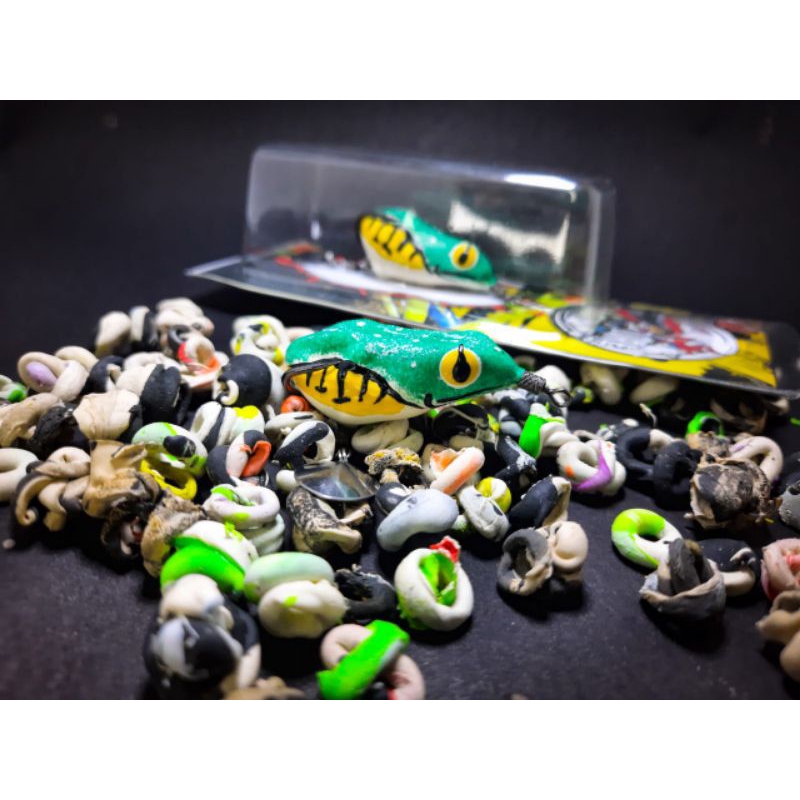 SOFT FROG 4CM SAE LURE UMPAN CASTING GABUS DAN TOMAN