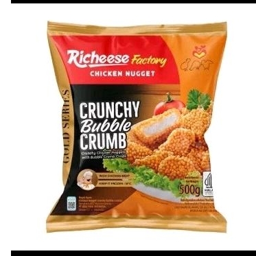 

richeese crunchy bubble crumb chicken nugget 500gr