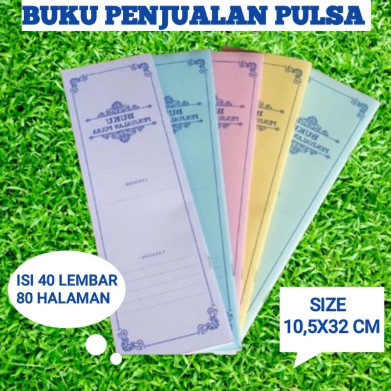 

BUKU PENJUALAN PULSA PANJANG/BUKU KONTER