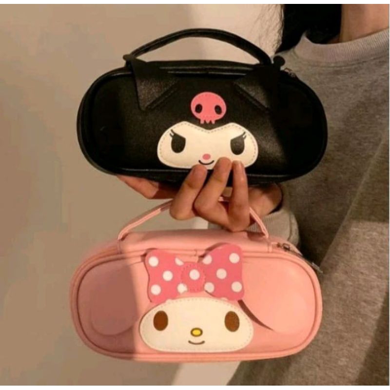 

Pouch Sanrio Import Tempat Pensil Serbaguna Tas Tenteng Kuromi Melody Tas Fashion Lucu Tas Make Up Simple Cinnamoroll