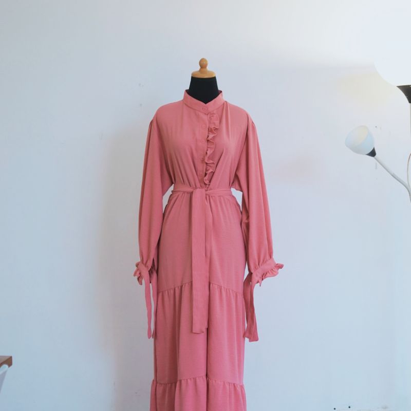 °BIGSALEPLUS° Gamis Terbaru Simple Elegan / Gamis Jumbo mewah Kekinian / Gamis polos Model Sekarang