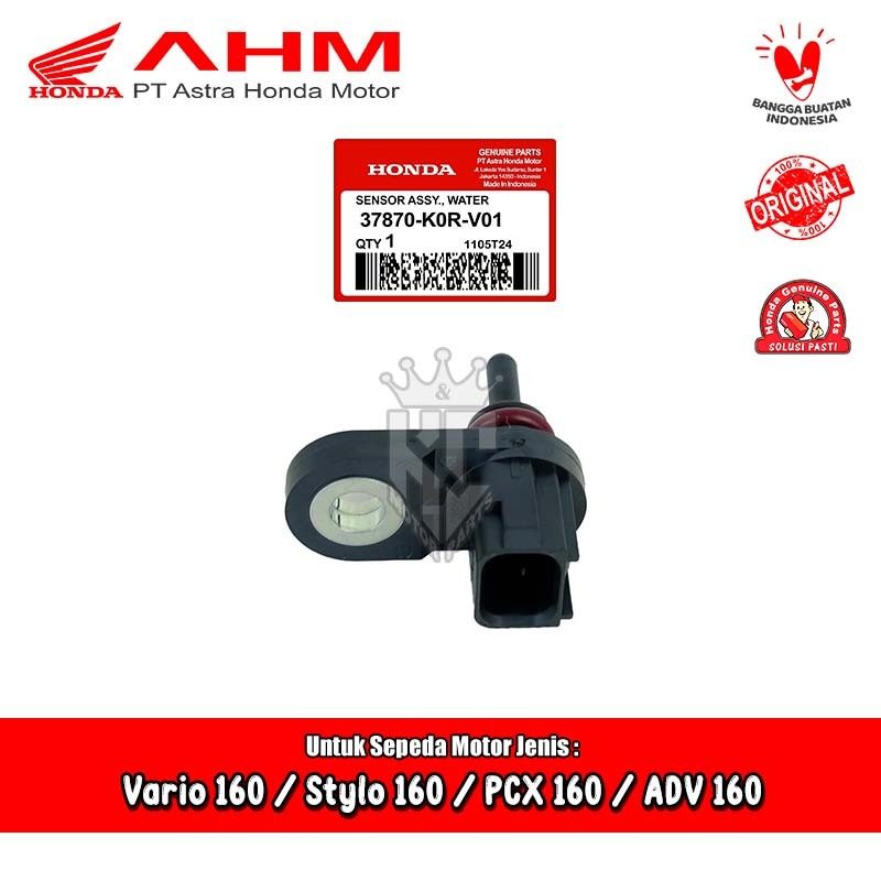 Sensor Suhu Water Pump Pompa Radiator Honda Vario Stylo PCX ADV 160 Original AHM 37870-K0R-V01