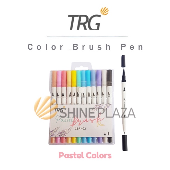 

Color Brush Pen Pastel 12 Warna Pena Kuas Warna TRG CBP2