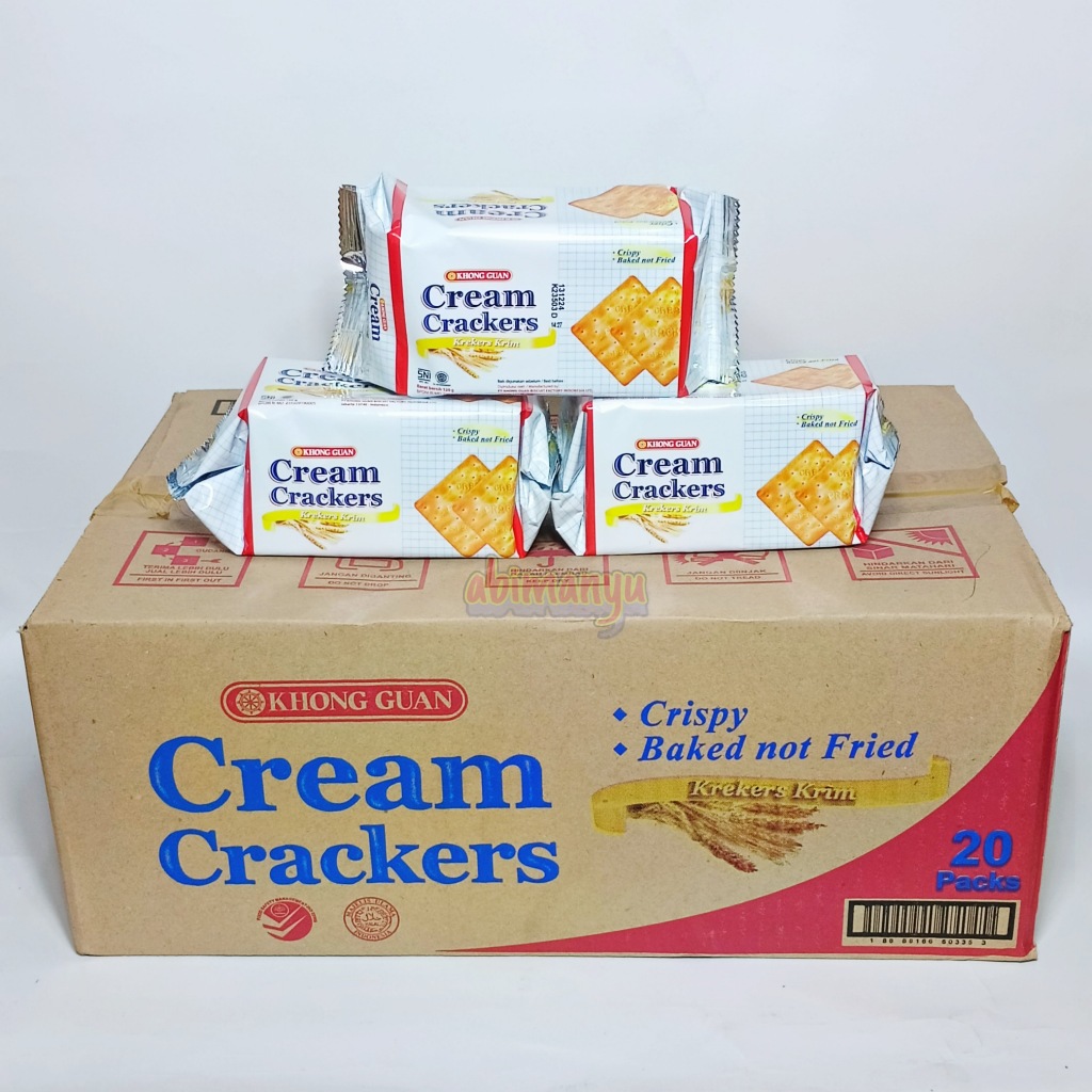 

cream crackers khong guan 120 gram - kreker tawar - gabin krim kreker