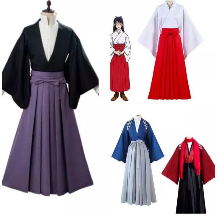 HAKAMA HOKOMO STUSAKA SAMURAI COSPLAY KIMONO COSTUME JAPAN