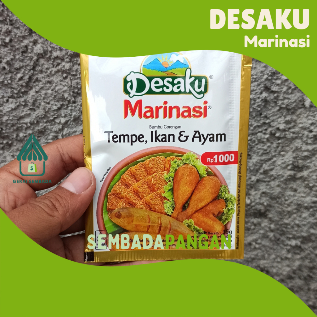 

Desaku Bumbu Praktis MARINASI Tempe Ikan Ayam 15 g - GERAI SEMBADA