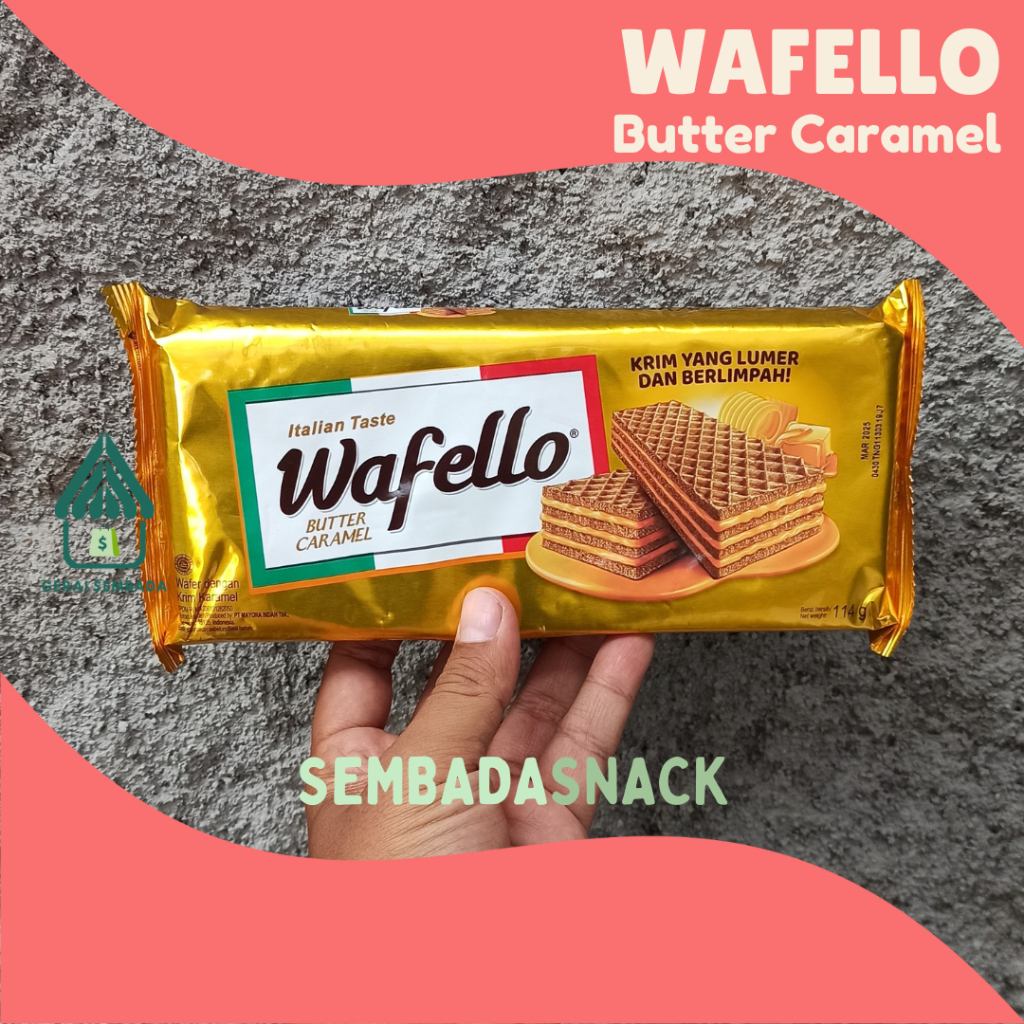 

Wafer Wafello Butter Caramel 114 gram - GERAI SEMBADA