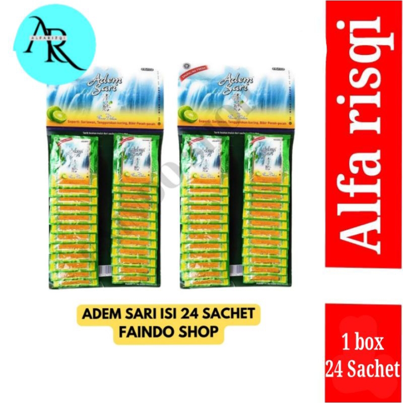

Adem sari sparkling fresh 1 renceng 24 sachet